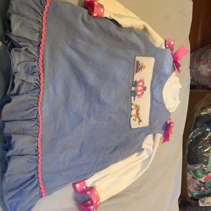 Cinderella light blue corduroy dress